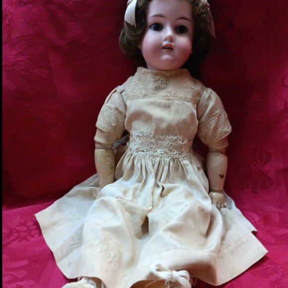 Antique Armand Marseille Doll Mouth Open Blinks And Jointed Germany 1900-1909